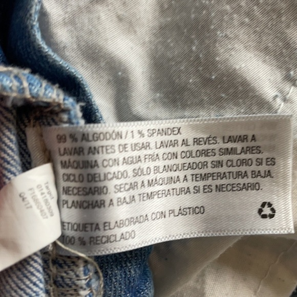 Mossimo Supply Co. Light Blue Distressed Women Jeans Overalls - Picture 8 of 11